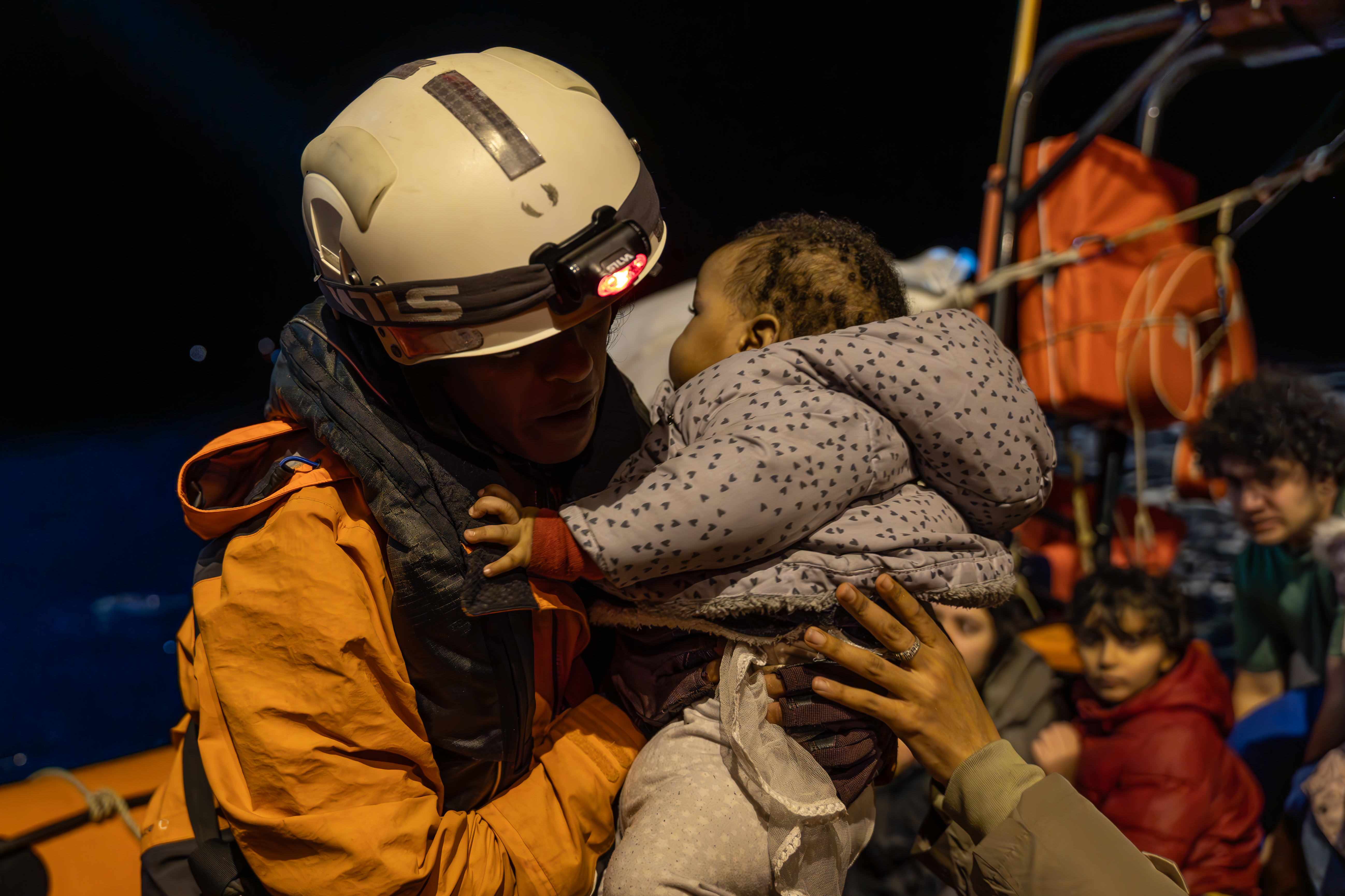 Two Rescue Infant A Man of Courage