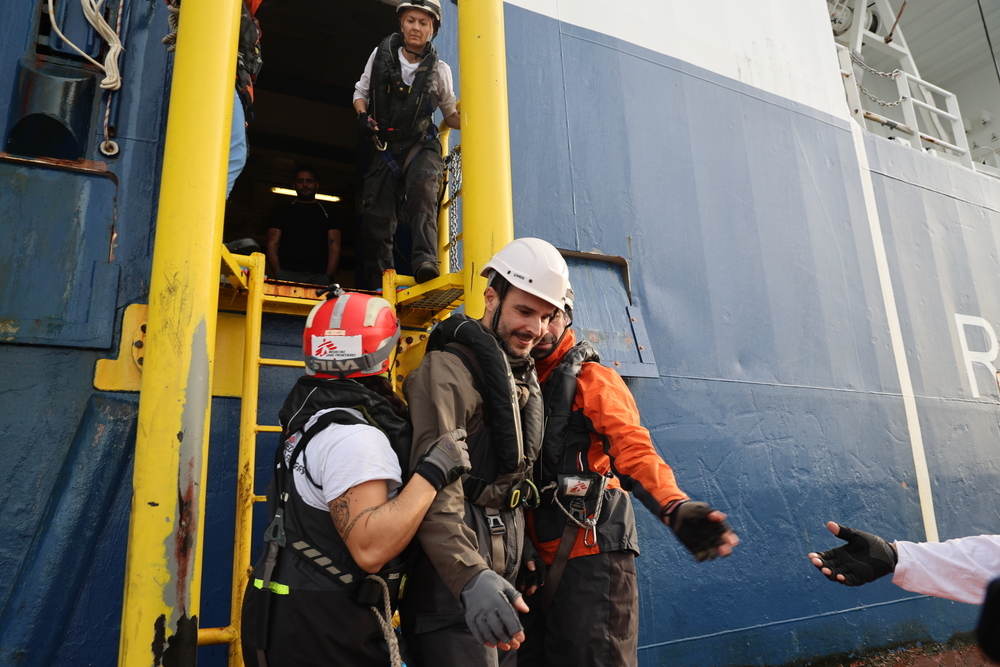 Christos Christou on board Geo Barents